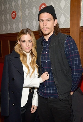 A picture of Riley Keough with her husband Ben Smith-Peterson.